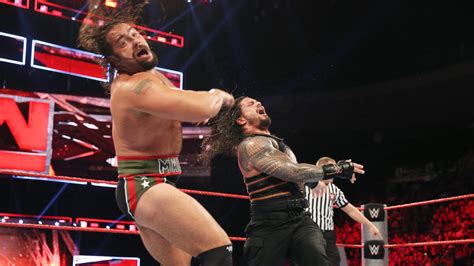 Roman Reigns Vs Rusev United States Championship Match Photos Wwe