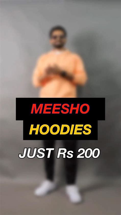 Meesho Hoodies just for Rs 200 | Men's denim style, Hoodies men, Diy ...