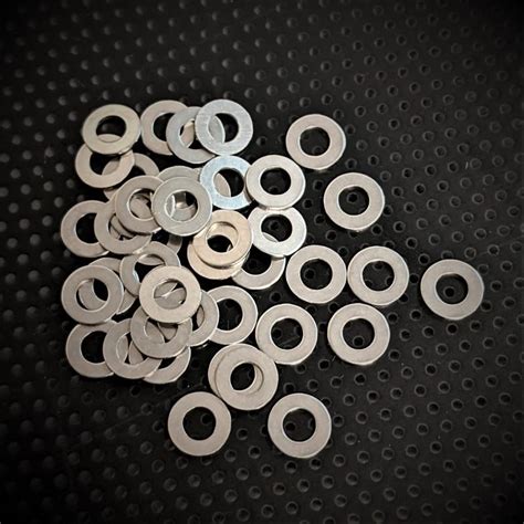 3x6x05mm Shim Ring Washer Pack Of 50 Din988