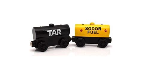 Large Special Price Thomas Wooden Railway Tar Tanker And Fuel Car