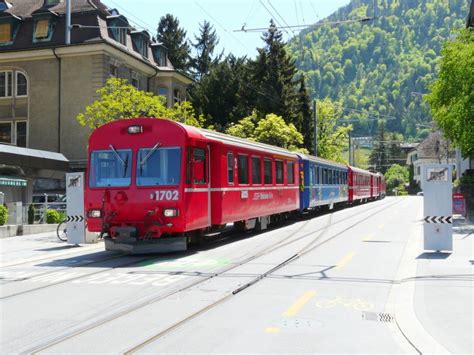 RhB Unterwegs In Der Stadt Chur Kurz Vor Dem Bahnhof In Chur Der