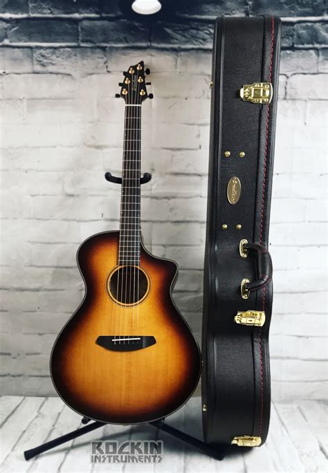 Breedlove Oregon Concert Ce Acoustic Electric Guitar Whiskey Burst