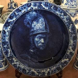 Huge Royal Delft Charger Delfts Blauw Switzerland Davos Platz