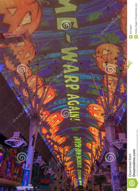 Las Vegas Fremont Street Experience Editorial Photography Image Of