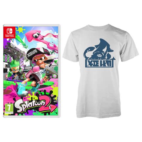 Splatoon 2 T Shirt Nintendo Official Uk Store