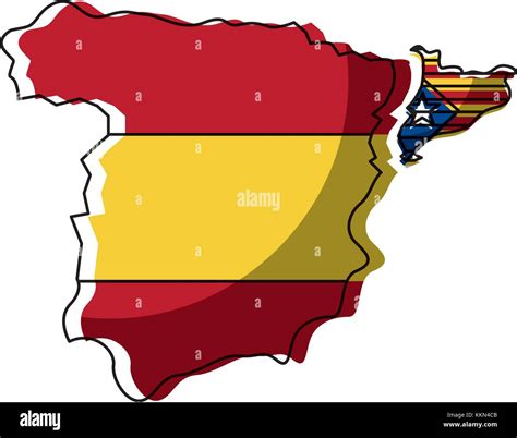 Patriótico madera Atento catalonia flag map Renacimiento eternamente Vagabundo