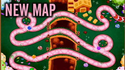 Bloons Td 6 Candy Falls New Map Youtube