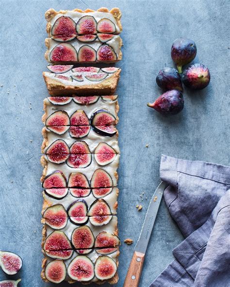 Vegan Fig Tart With Coconut Cashew Cream Gluten Free Recipe Fig