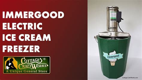 Immergood Electric Ice Cream Freezer 8 Quart USA Made High Quality