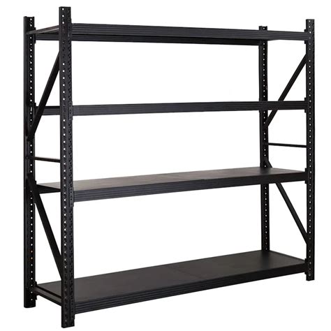 Custom Heavy Duty Shelving Kg Layer Garage Black Tier Warehouse