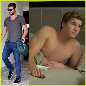 Liam Hemsworth Shirtless In New Paranoia Trailer Video Amber