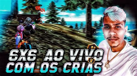 KRYSLERZADA MODO XIT ON FIRE FREE FIRE AO VIVO 6V6 E 4V4 PIQUE