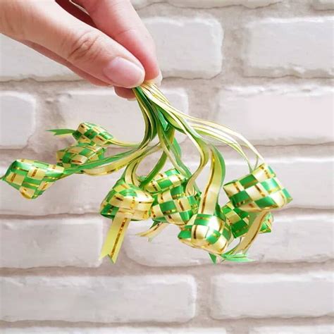 Jual Ketupat Lebaran Pita Parsel Hiasan Parsel Aksesoris Idul Fitri