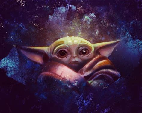 X Resolution Baby Yoda Art X Resolution Wallpaper