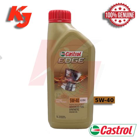 Castrol EDGE 5W 40 Engine Oil 1 Liter Lazada PH