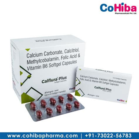 Calflura Plus Softgel Capsules Cohiba Pharmaceuticals Pvt Ltd