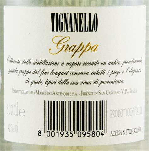 Grappa Tignanello 50cl