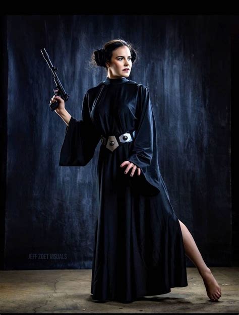 Dark Side Princess Leia Organa Cosplay Crossover Costume Black Etsy Star Wars Sexy Star Wars