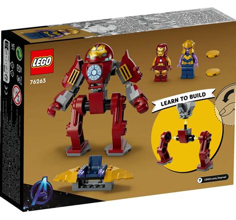 Lego Marvel Iron Man Hulkbuster Vs Thanos Building Toy Set