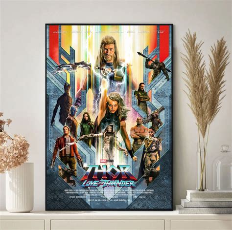 Thor Love and Thunder Official Thor Movie Art Decor Poster Canvas - Kaiteez