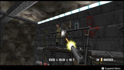 Goldeneye N64 Enemy Rockets DD44 Dostrovel Pistol Only 00 Agent On Silo