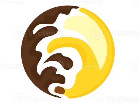 Banana Chocolate Logo Icon 12986708 Png