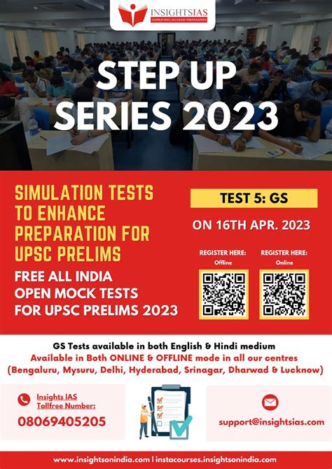 Registrations Open Step Up Test Series For Upsc Cse Prelims