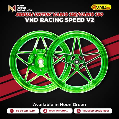 Jual VND Velg Racing Speed V2 Palang Bintang Motif Star Versi 2 Untuk