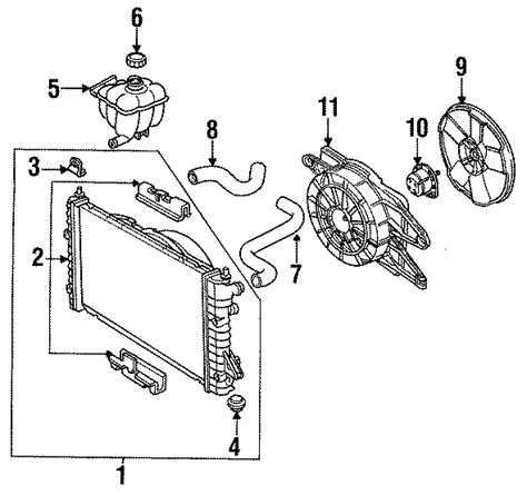 Saturn SC1 Shroud. VPBRACKET - ENGINE COOLING FAN. W/o - 22091941 ...