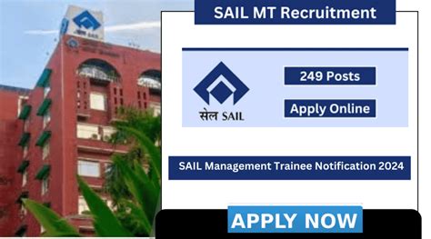 Sail Mt Recruitment 2024 Notification Out Apply Online For 249 Management Trainee Vacancy