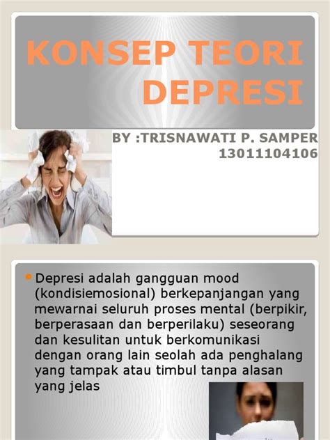 PDF Konsep Teori Depresi By Trisnawati P Samper DOKUMEN TIPS