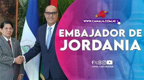 Embajador De Jordania En Nicaragua Presenta Copias De Estilo Ante El