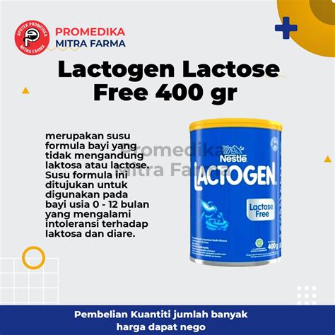 Jual Lactogen Lactose Free Gr Kaleng Susu Formula Bayi Usia