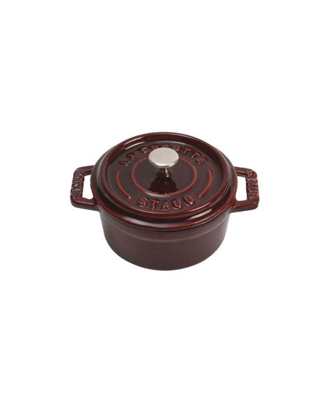 Staub Mini Cocotte Ronde 10 Cm Majolique Grenadine RC DIFFUSION