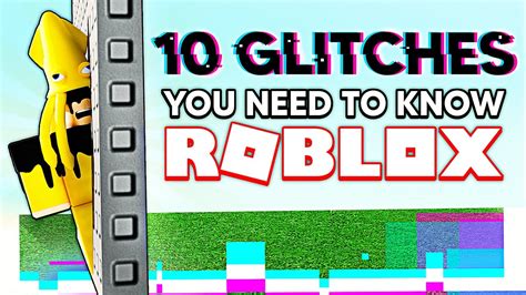 Glitches You Need To Know In Roblox Youtube