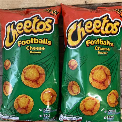 3x Cheetos Footballs Cheese Flavour Sharing Bags 3x130g And Low Price