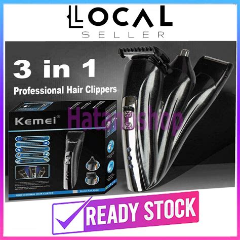 Ready Stock In Malaysia Kemei In Hair Clipper For Men