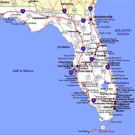 Map Of North Central Florida Cities | Maps Of Florida