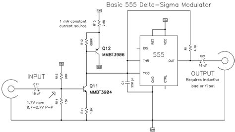 555 Delta Sigma Modulator