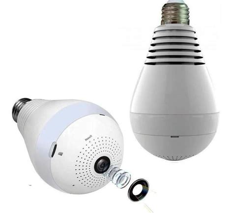 Camera Ip Lampada Panoramica Seguraça Vr 360 Wifi Led V380s LUATEK