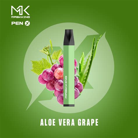 Maskking 600 Puffs Pen X E Cigarette Disposable Vape Flavored Aloe Vera