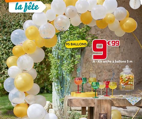 Promo Kit Arche Ballons M Chez Gifi