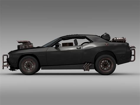 Mad Max Fight Interceptor Dodge Challenger D Model Cgtrader