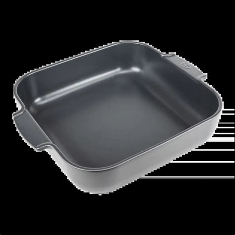 Peugeot Appolia Square Baking Dish 36 Cm Slate Grey Worldshop