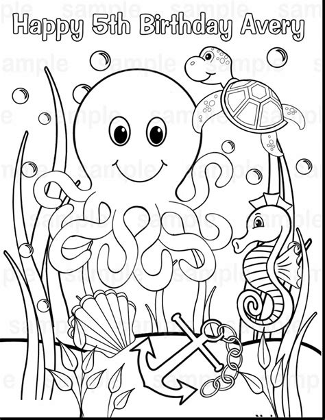 Sea Creatures Coloring Pages at GetColorings.com | Free printable ...