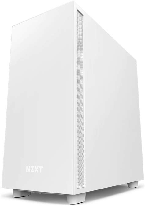 Nzxt H Matte White Mid Tower Case Hvit Cm H Bw Dustin No