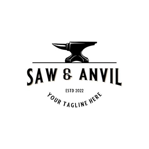 Premium Vector Vintage Logo Anvil Inspirational Logo