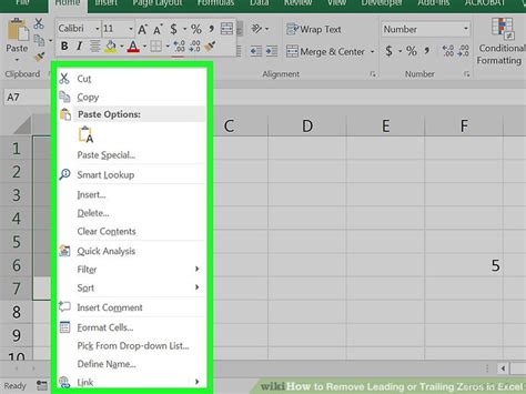 How To Remove Leading Or Trailing Zeros In Excel 12 Steps