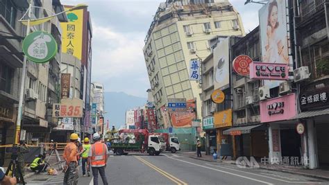 花蓮地震富凱大飯店傾斜有倒塌風險 縣府估2週拆完 生活 中央社 Cna