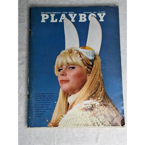 Playboy Accents Vintage Playboy Magazine Nov Beth Hyat Pat